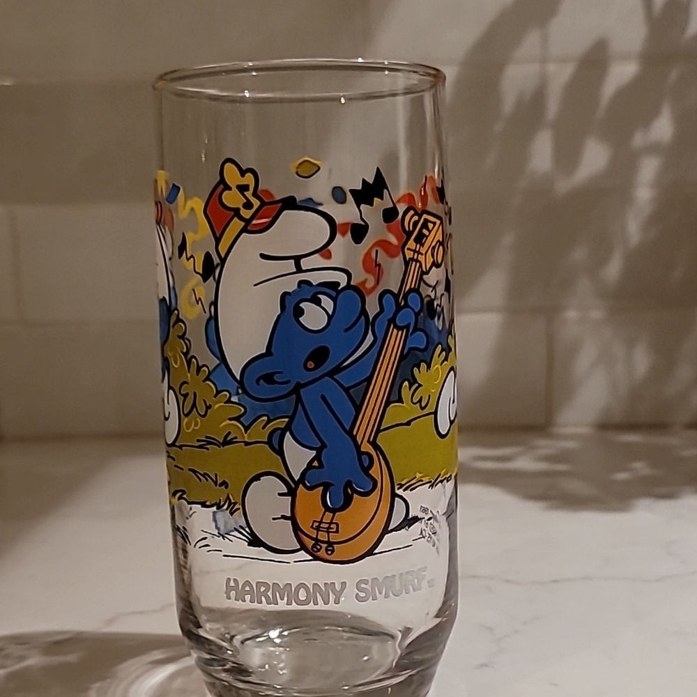 Harmony Smurf Glass Tumbler